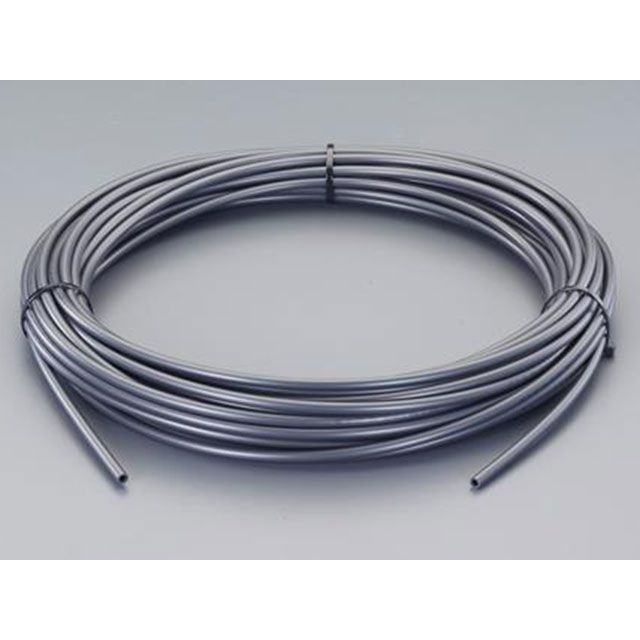 ESCO 8.5/12mm×20m ソフトエラストマーチューブ（難燃/黒） EA125ER-12 エスコ 制作室物の具