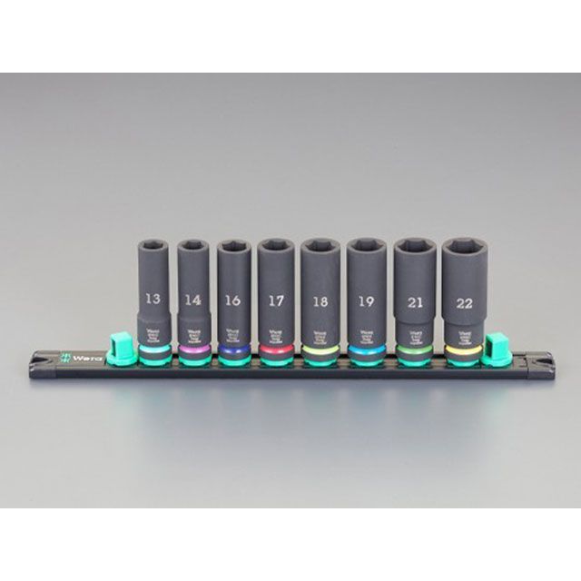 ESCO 1/2” DR（8個組）ディープインパクトソケットセット EA164DY-300 エスコ 仕事場物の具