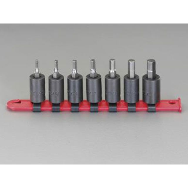ESCO 3/8” DR差しひびきHEX ビットソケットセットインチ EA164WF エスコ 制作室手道具