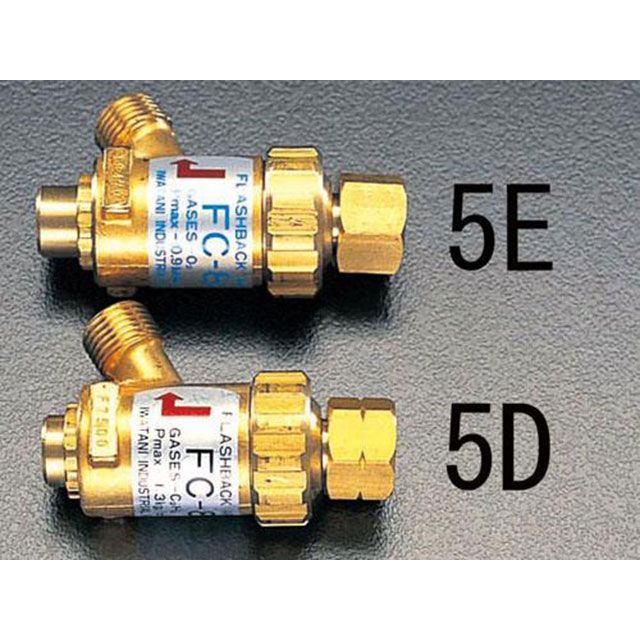 ESCO 乾式安全器（逆火防止器/酸素用） EA300-5E エスコ 作業場工具