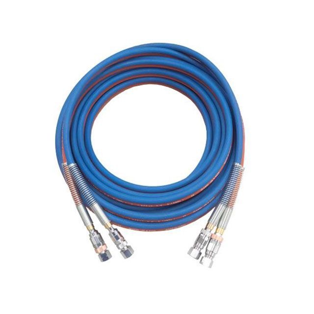 ESCO 5＋5mm×10m カプラ付ツイン導管 EA300AC-10A エスコ 制作室手道具