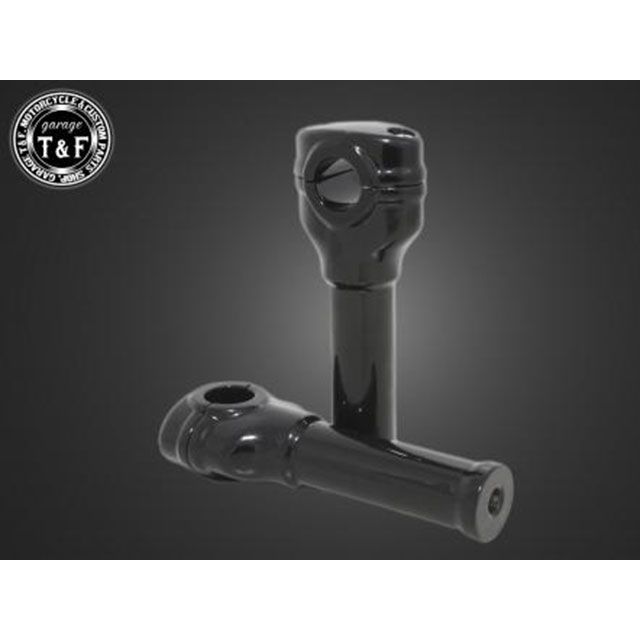 T&F エリミネーター250V オーバルハンドルポスト6インチ（ブラック） ・8031235 ガレージT&F ハンドルポスト関連パーツ エリミネーター250V｜パークアップ 店