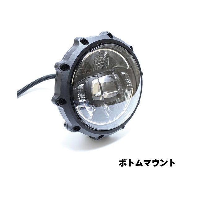 G-zac LEDヘッドライト 重575式 タイプ ボトムマウント G001-004-BOTTOM ジーザック ヘッドライト・バルブ 汎用|パークアップ 店