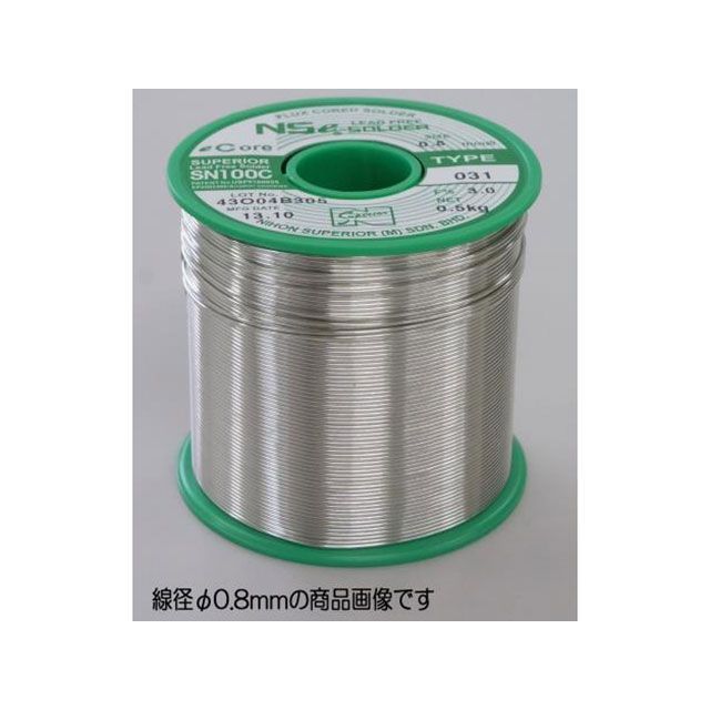 ESCO 0.5粍/500g ヤニ入り口・入口半田（鉛無償性/RoHS相応う） EA311BA-0.5A エスコ 制作室物の具