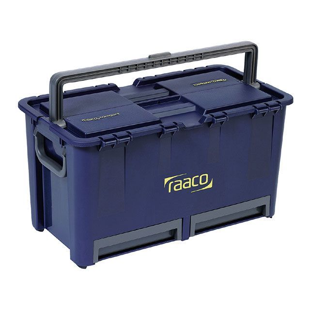 Raaco 136600 物の具ボックス席 パウダーコンパクト47 7取りわける 積み上げる量40kg 136600 製造会社店卸し資産あり Raaco 仕事場物の具