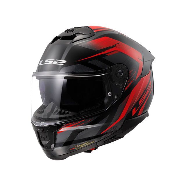 LS2 HELMETS STREAM II（ブラックレッド） サイズ XXL 98080020004XXL メーカー在庫あり エルエスツーヘルメット フルフェイスヘルメット｜パークアップ 店