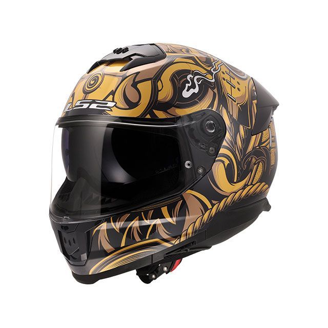 LS2 HELMETS STREAM II（サムライゴールドブラック） サイズ XXL 98080020221XXL メーカー在庫あり エルエスツーヘルメット フルフェイスヘルメット｜パークアップ 店