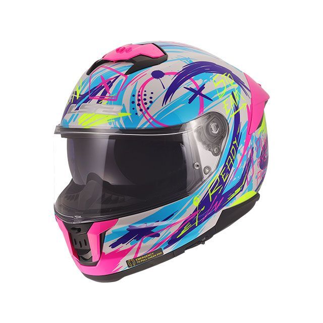 LS2 HELMETS STREAM II（ホワイトパープル） サイズ S 98080020341S メーカー在庫あり エルエスツーヘルメット フルフェイスヘルメット｜パークアップ 店