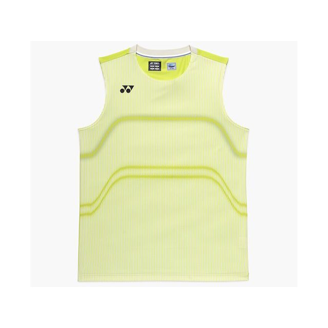 YONEX 10714 メンズゲームシャツ（ノースリーブ/フレッシュライム） サイズ XO 10714 メーカー在庫あり ヨネックス アウトドア用ウェア｜パークアップ 店 7,699円