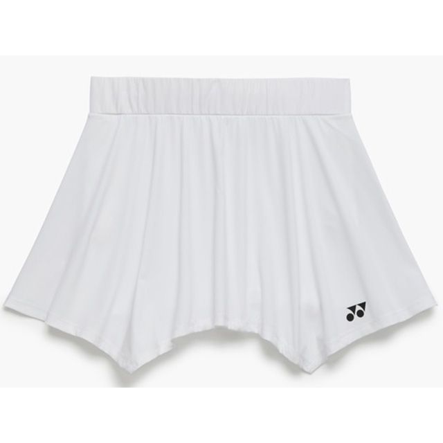 YONEX 26191 ウィメンズスカート（下着類スパッツ付/白いこと） 大きさ L 26191 製造会社店卸し資産あり ヨネックス アウトドア用御召しもの