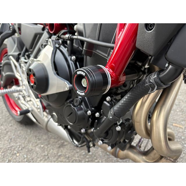 AGRAS レーシングスライダー フレームタイプ ジュラコン（R） ホワイト（ロゴ有） 342-407-000X アグラス スライダー類 Z650｜パークアップ 店