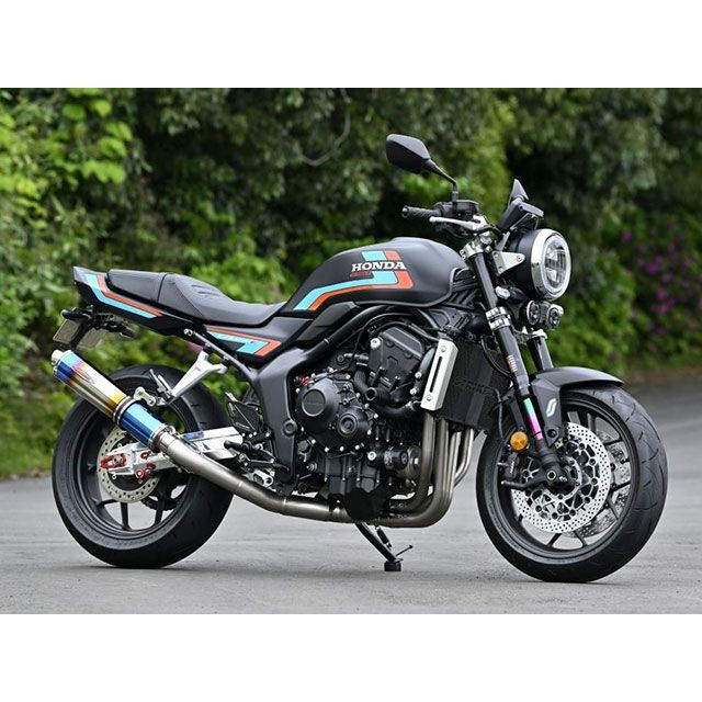 STRIKER ストリートコンセプトチタンフルEX 4-1 STD JMCA 真円サイレンサー（チタンヒートカラー） 91731XJ-H ストライカー マフラー本体 CB1000F CB1000F SE｜パークアップ 店