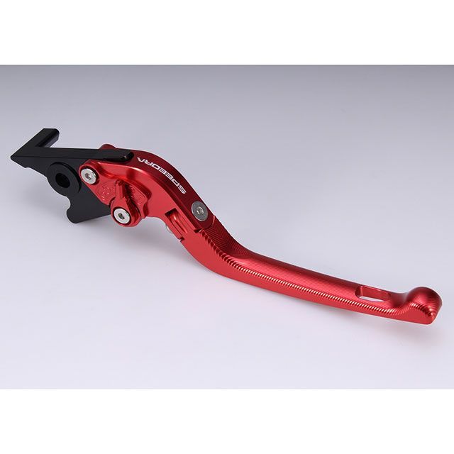 SPEEDRA アジャストブレーキレバー 3D可倒式（レバー本体カラー：レッド） アジャスターカラー ゴールド LVDG095RD-GD SPEEDRA レバー MT-09 Y-AMT｜パークアップ 店