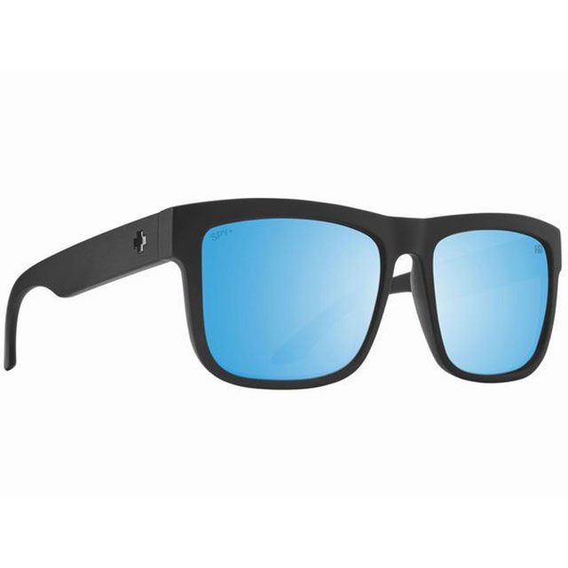 SPY Discord Matte Black - Happy Boost Polar Ice Blue Mirror 秘密捜査員 黒眼鏡