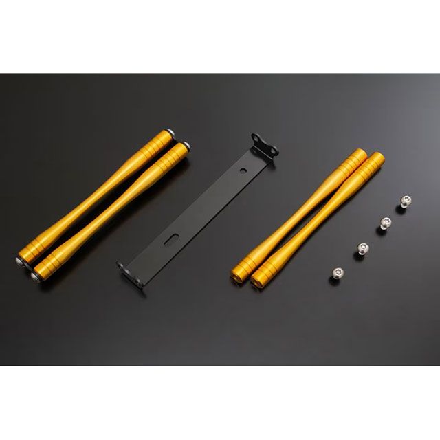 ARCHI ラジエターサイドロッドセット Z900RS（ゴールド/ブラック） 189-2265 アーキ ラジエター関連パーツ Z900RS/CAFE/SE｜パークアップ 店
