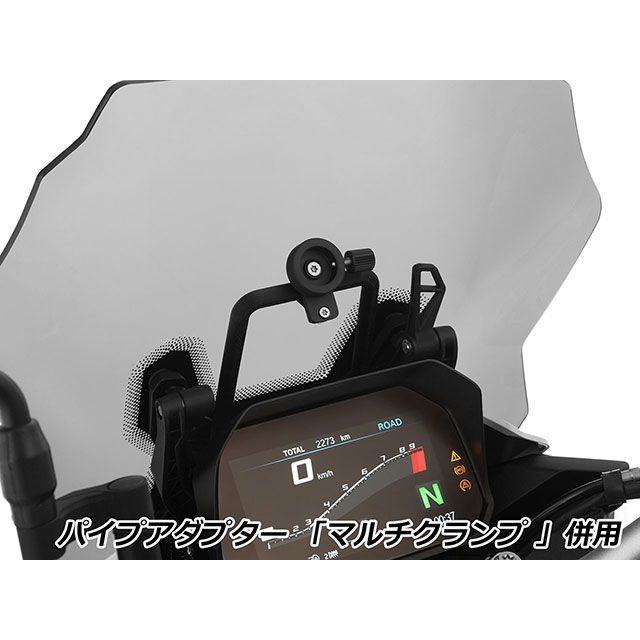 Wunderlich LED補助灯「MICROFLOOTER 3.0」車体取付タイプ(ブラック) W15290-102 ワンダーリッヒ その他電装パーツ R1300R|パークアップ 店