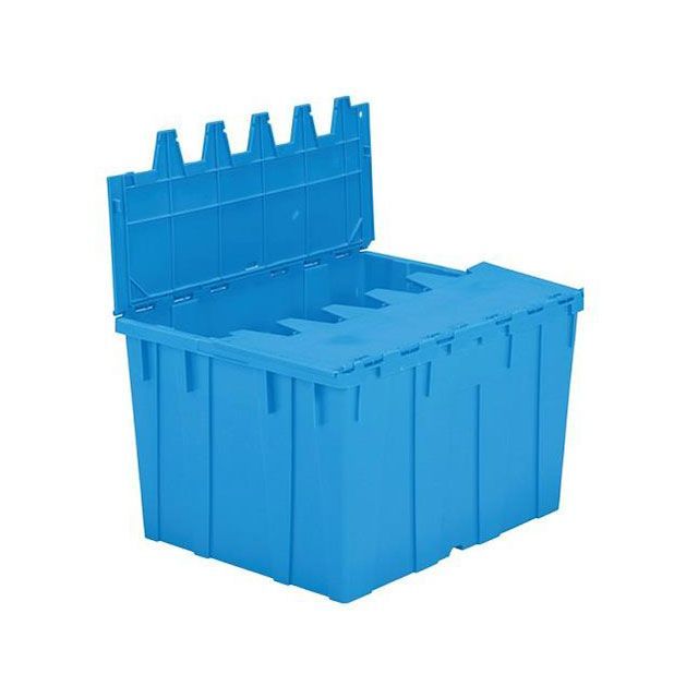 ESCO 703×546×427mm/120L コンテナ(青/蓋付) EA506AA-98 エスコ 作業場工具|パークアップ 店