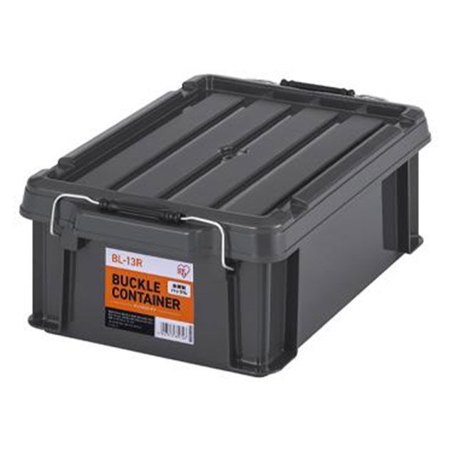ESCO 450×295×159mm 収納ケース(チャコールグレー/10個) EA506AB-37BB メーカー在庫あり エスコ 作業場工具|パークアップ 店