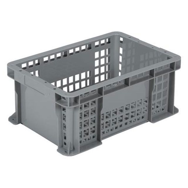 ESCO 477&times;323&times;195mm/21.1L コンテナ（グレー） EA506AB-234 エスコ 作業場工具｜パークアップ 店