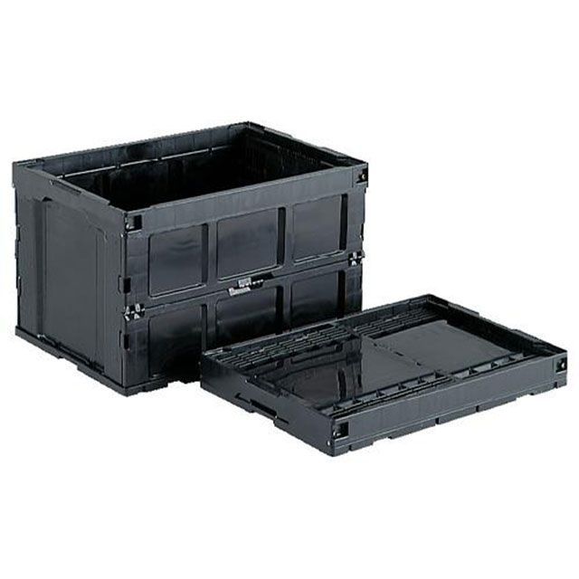 ESCO 648&times;440&times;406mm/96.0L ハイテク折畳コンテナ EA506AE-35A エスコ 作業場工具｜パークアップ 店
