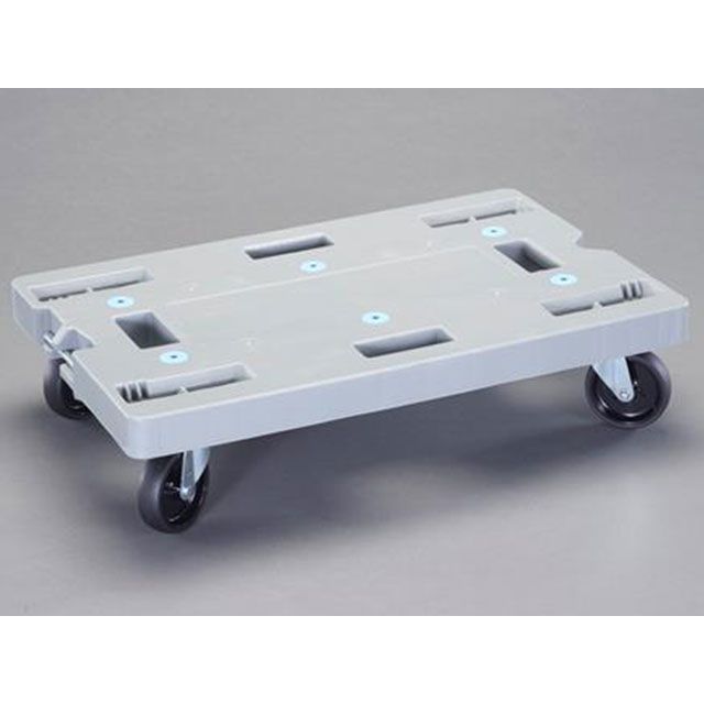 ESCO 680×450mm/200kg ドーリー 積み重ね型(ライトグレー) EA520AB-9 エスコ 輸送用品|パークアップ 店