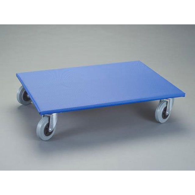 ESCO 800&times;600mm/500kg ドーリー（木製/ゴム車輪） EA520AD-7A エスコ メンテナンスグッズ｜パークアップ 店