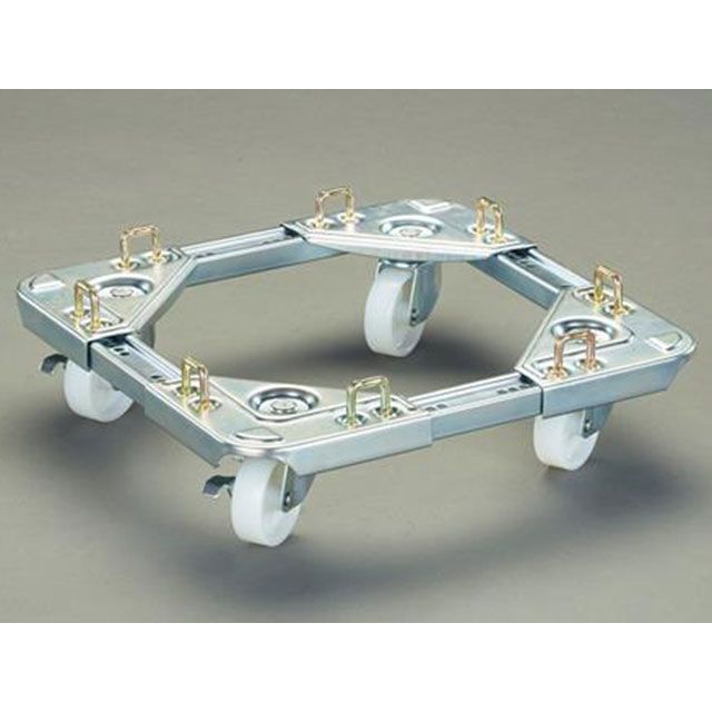 ESCO 270&times;270-370&times;370mm/200kg ペール缶キャリー（B付） EA520AR-90 エスコ 輸送用品｜パークアップ 店