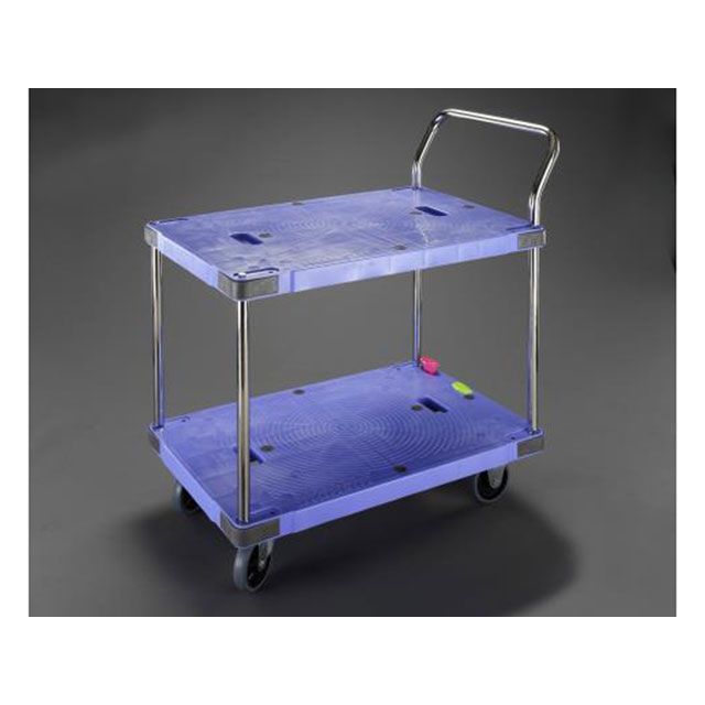 ESCO 900×600mm/300kg 運搬車(二段式/樹脂製) EA520B-45 エスコ 輸送用品|パークアップ 店