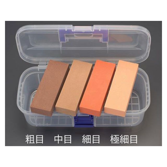 ESCO 4個組 油砥石セット EA522G-5 エスコ 作業場工具｜パークアップ 店
