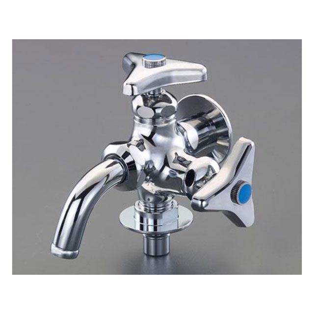 ESCO PJ 1/2&rdquo; 洗濯機用双口横水栓 EA468CF-36 エスコ 日用品｜パークアップ 店