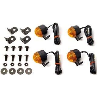 SP TAKEGAWA ラバーウインカーセット レンズカラー アンバー ・09-03-290 SP武川 ウインカー関連パーツ エイプ100 エイプ50