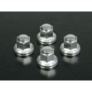 SP TAKEGAWA リヤクッションマウントナット M10（プレーンタイプ） 4個1セット カラー シルバー ・06-06-0009 SP武川 ドレスアップ・カバー モンキー/ゴリラ、モンキー（FI）、スーパーカブ50、リトルカブ等のツインショック車