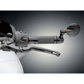 RIZOMA 補助ミラー「Spy R」左右 同品 カラー ブラック BS185B リゾマ ミラー関連パーツ DIAVEL 汎用