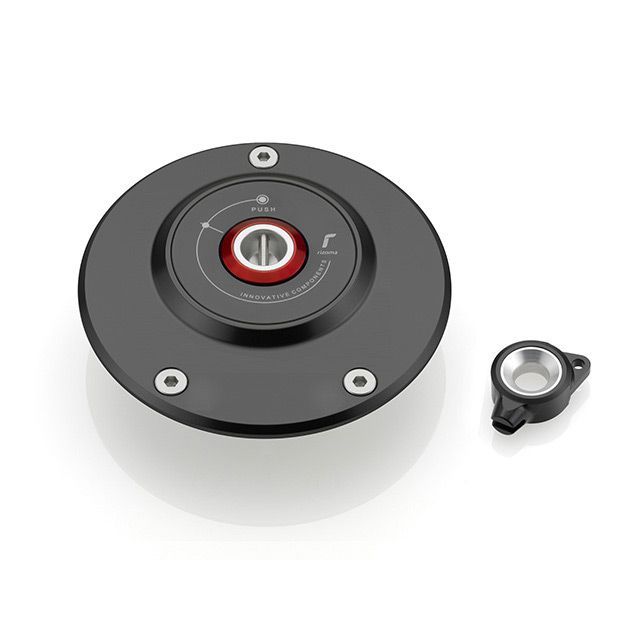 RIZOMA ガスタンクキャップ Yamaha用 カラー ブラック TF061B リゾマ タンク関連パーツ｜パークアップ 店
