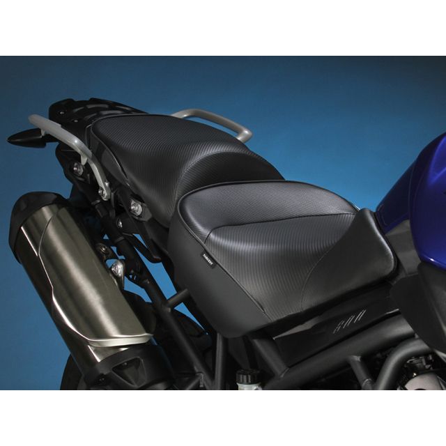 Sargent EUレギュラーフロント＆リアシート カラー パイピング：ブラック WS-617-19 サージェント シート関連パーツ Tiger800/Tiger800XC