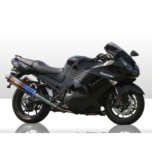 R’s GEAR ツイン ワイバン サイレンサー チタン WK17-02TI アールズギア マフラー本体 ZZR1400
