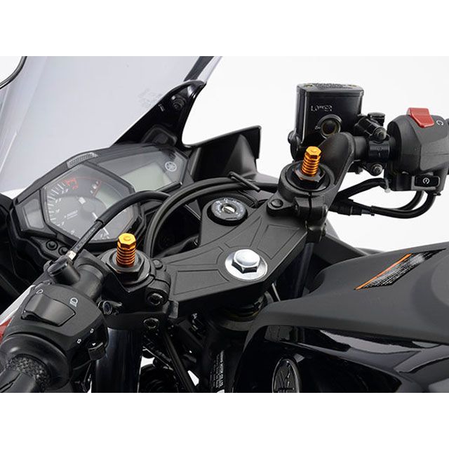BABYFACE フロントフォークトップキャップ カラー ゴールド/シルバー 005-Y0006SV ベビーフェイス フロントフォーク MT-07 YZF-R25|パークアップ 店