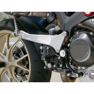 BABYFACE バックステップキット カラー シルバー 002-D014SVb ベビーフェイス バックステップ関連パーツ Monster1100/S｜パークアップ 店