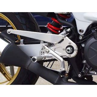 BABYFACE バックステップキット カラー シルバー 002-H013SV ベビーフェイス バックステップ関連パーツ VTR250