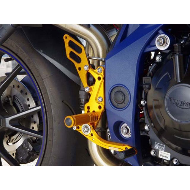 BABYFACE バックステップキット カラー ブラック 002-T007BK ベビーフェイス バックステップ関連パーツ SPEED TRIPLE 1050