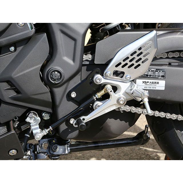 BABYFACE セットバックプレート 仕様 逆チェンジモデル 002-BY004BK ベビーフェイス バックステップ関連パーツ YZF-R25
