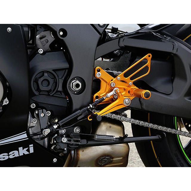 BABYFACE バックステップキット リバース(逆シフト)モデル カラー ブラック 002-K028BKR ベビーフェイス バックステップ関連パーツ ZX10R|パークアップ 店