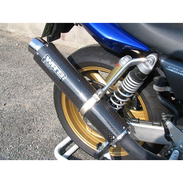 WR’S JMCA リアエキゾースト 仕様 カーボンサイレンサー BC1409JM ダブルアールズ マフラー本体 CB400SF H-VTEC/SB I/II/III