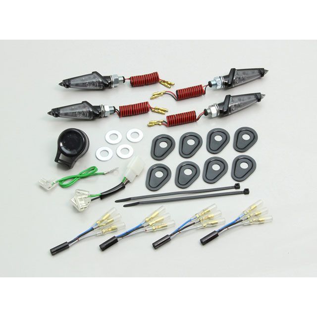 HURRICANE LEDダガーウインカーキット カラー ブラックボディ/スモークレンズ HA5228BS ハリケーン ウインカー関連パーツ｜パークアップ 店