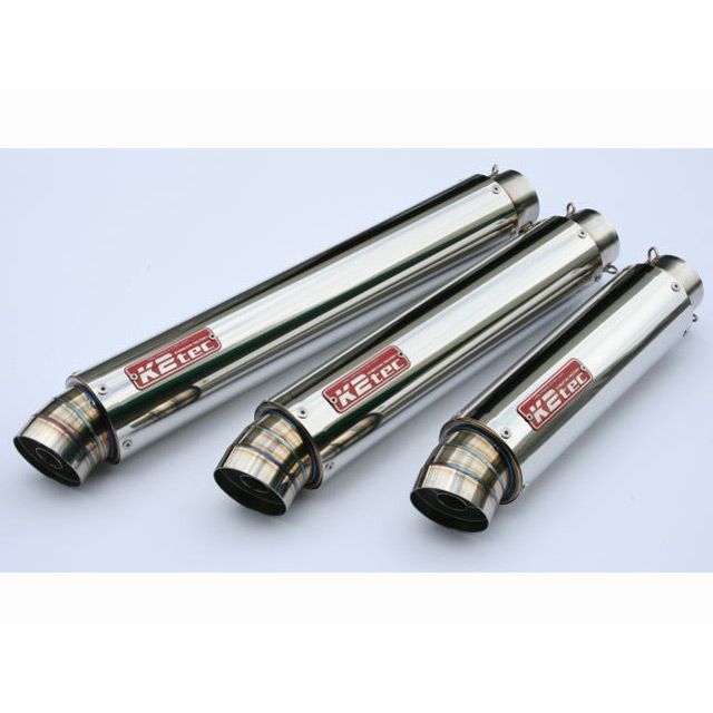K2-tec GPスタイル STDサイレンサー 3ピース 50.8/P50（ステンレス/SUS304） タイプ スプリングフックタイプ 外径 φ86 筒長 280mm gps3p-28s5h5 ケイツーテック インナーサイレンサー 汎用