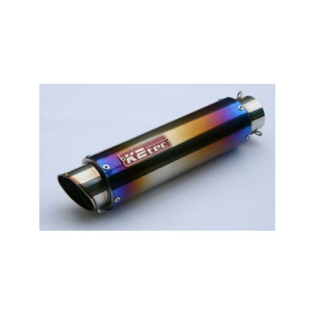 K2-tec GPスタイル STDチタンサイレンサー M1 60.5/P50（ステンレス/SUS304） バンド止めタイプ 外径 φ86 筒長 380mm gpsm1-38t6b5 ケイツーテック インナーサイレンサー 汎用