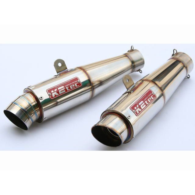 K2-tec GPスタイル テーパーサイレンサー 3ピース テーパー長 140mm 差込径 φ50.8 gpt3-14-5h ケイツーテック マフラー本体 汎用