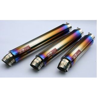 K2-tec GPスタイル STDチタンサイレンサー M1 60.5/P60（ステンレス/SUS304） 外径 φ100 筒長 520mm gpsm1-52t6h6 ケイツーテック マフラー本体 汎用 26,443円