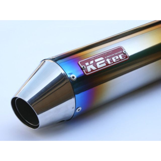K2-tec GPスタイル STDサイレンサー Motard 60.5/P50（ステンレス/SUS304） スプリングフックタイプ 仕様 外径φ100、筒長420mm gpsmo-42s6h5 ケイツーテック マフラー本体 汎用