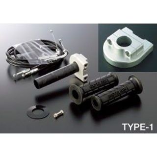 ACTIVE 車種専用スロットルキット TYPE-1 ホルダーカラー シルバー 巻取径 φ40 1061441 アクティブ グリップ関連パーツ V-MAX|パークアップ 店